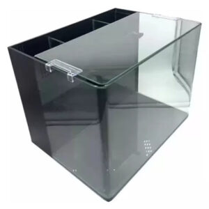 Aquário Nano 32L Preto Ocean Tech – Compacto e Moderno