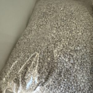 Pedrinha cascalho natural cinza para aquário