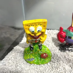 Enfeite Bob Esponja para aquário