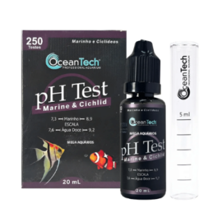 Teste de pH Marine e Cichlid Ocean Tech 250 Testes