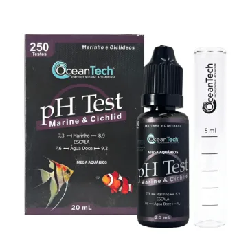 Teste de pH Marine e Cichlid Ocean Tech 250 Testes