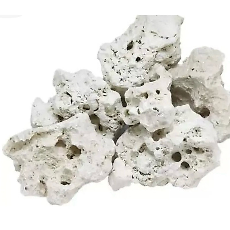 Rocha Natural Zanzibar 1kg 2kg 3kg ou 4kg para Aquário Marinho Ciclídeos Africanos Pedra Decorativa pH Alcalino - Imagem 2