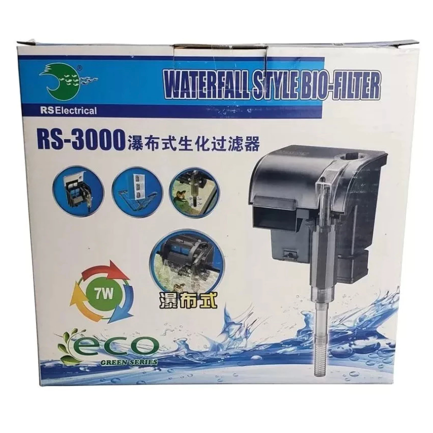 Filtro Externo Hang On Rs Aqua RS Eletrical Para Aquários, RS1000, RS-2000, RS-3000, rs4000