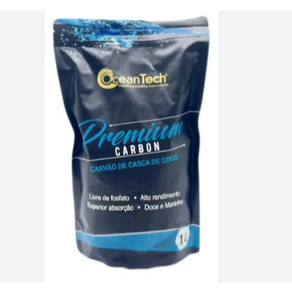 Carvão Ativado Premium Carbon Ocean Tech para Aquário Doce e Marinho Mídia Filtrante Livre de Fosfato