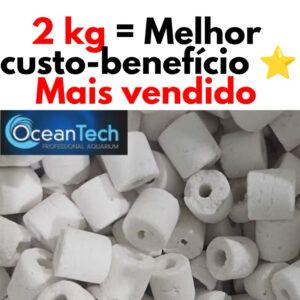 Mídia Biológica Ocean Tech Bioglass – Cerâmica para Filtros de Aquários - Distribuidor Oficial