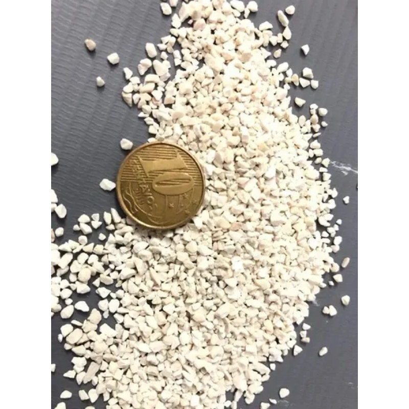 Areia Branca Palha Resinada 5kg para Aquário Marinho e Ciclídeos Africanos Substrato Natural Aumenta o pH - Imagem 2