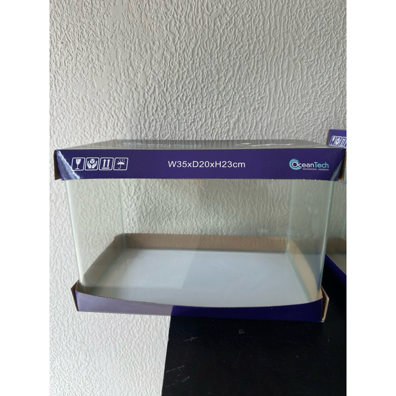 Aquário de peixes grande e espaçoso vidro curvo 16 litros de alta qualidade 35x20x23cm