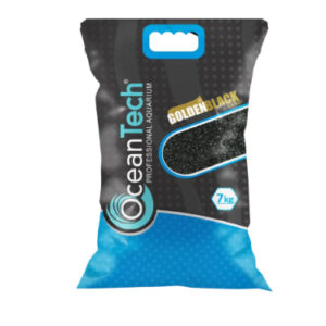 Substrato Golden Black Ocean Tech Areia Preta Inerte pH Neutro para Aquário Plantado Água Doce
