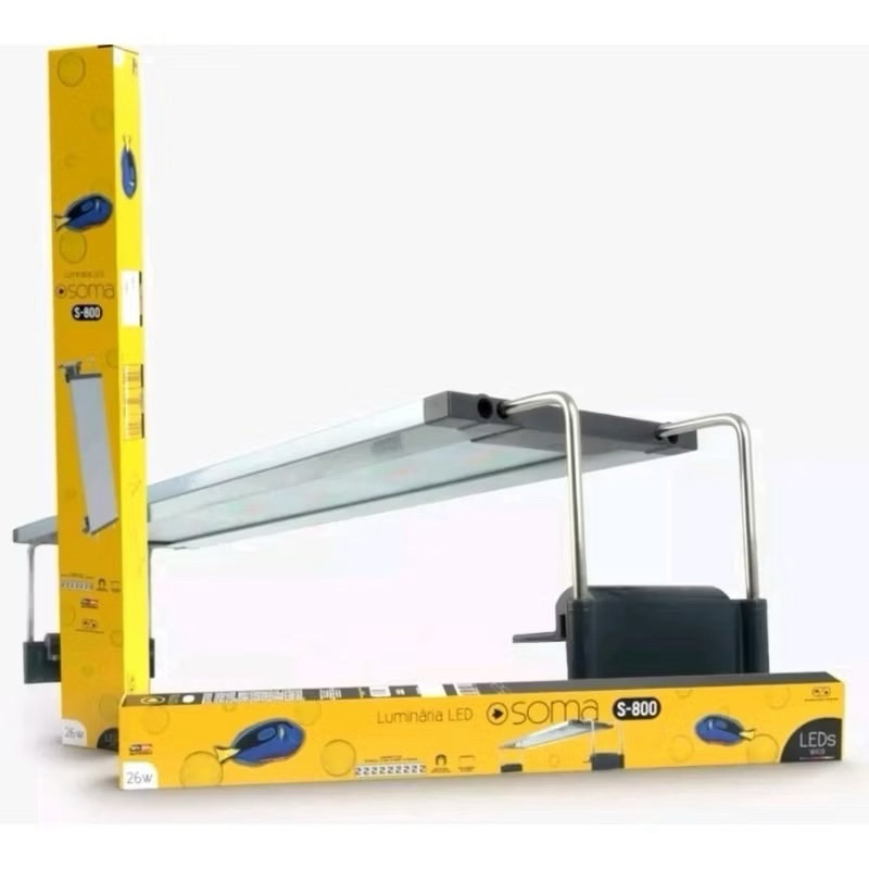 Luminária LED Soma S-800 26W Autovolt | Aquários 80–90cm | Água Doce e Marinho - Imagem 2