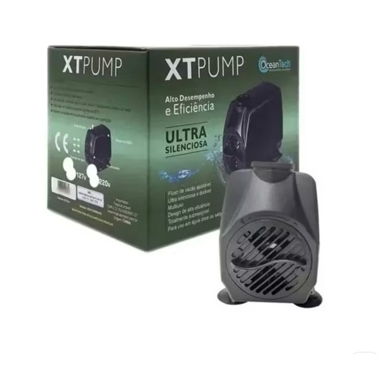 Bomba Submersa Ocean Tech XT 360lh 530lh 900lh 1600lh ou 3000 L/H para Aquário Lago Fonte 127V