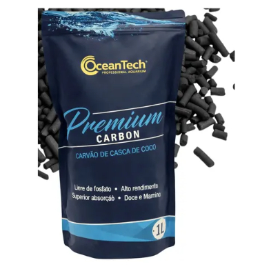 Carvão Ativado Premium Carbon Ocean Tech para Aquário Doce e Marinho Mídia Filtrante Livre de Fosfato - Imagem 3