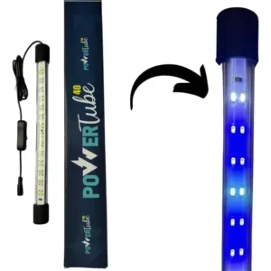 Luminária Power Tube Marine Blue 40 cm seminova