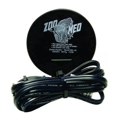 Mini Aquecedor Betta Zoo Med BettaTherm BH-10 Submersível para Beteiras e Aquários de 3 a 11 Litros - Imagem 2