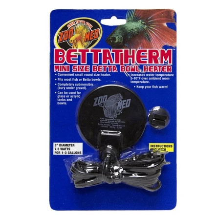 Mini Aquecedor Betta Zoo Med BettaTherm BH-10 Submersível para Beteiras e Aquários de 3 a 11 Litros - Imagem 3