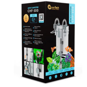 Filtro Mini Canister Hang On Ocean Tech CHF-300 Filtro Externo para Aquário Silencioso