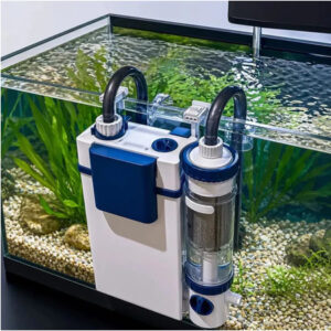 Filtro Mini Canister Hang On Ocean Tech CHS-500 127V para Aquário Filtragem Externa Silenciosa