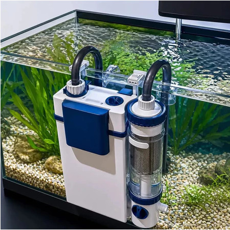Filtro Mini Canister Hang On Ocean Tech CHS-500 127V para Aquário Filtragem Externa Silenciosa